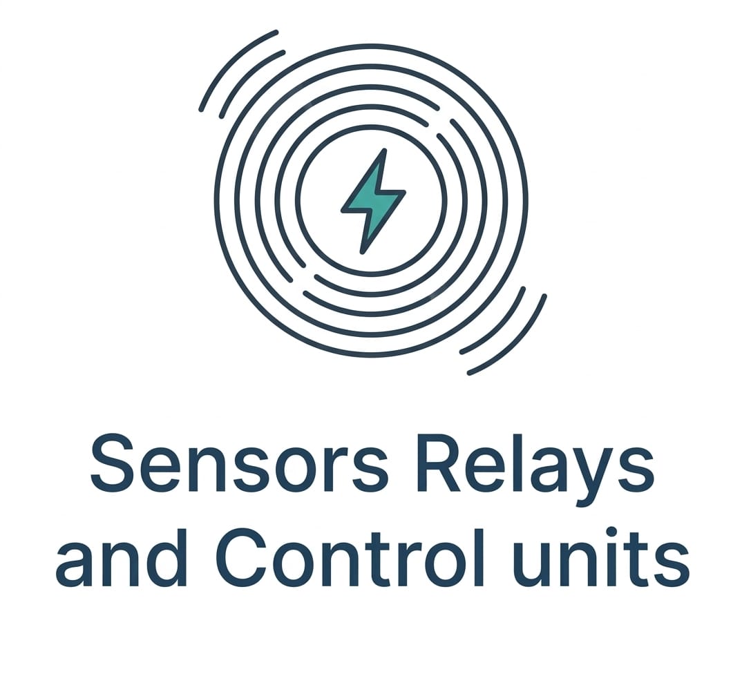 Sensors Relays and Control units